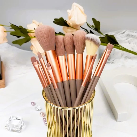 13 PCS Makeup Brushes Set Eye Shadow Foundation Concealer Women soft Makeup tool - Picture 4 of 4